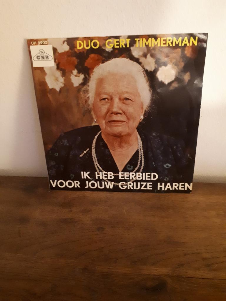 Duo Gert Timmerman - Je respecte tes cheveux gris, Enlèvement ou Envoi, Comme neuf, Single