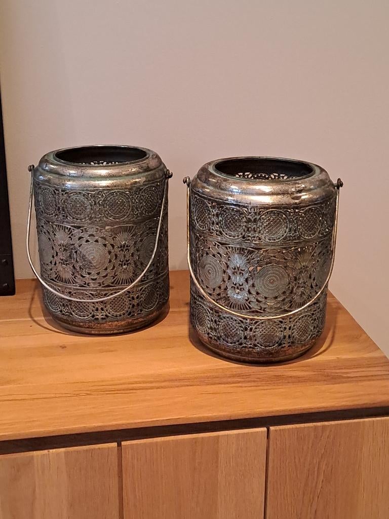 Photofores Maisons du Monde, Maison & Meubles, Accessoires pour la Maison | Bougeoirs & Bougies, 25 à 50 cm, Comme neuf, Enlèvement