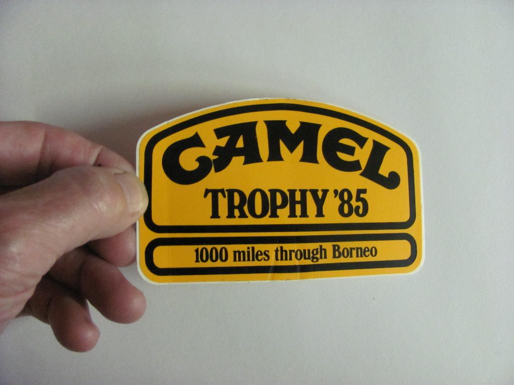 Oude originele sticker CAMEL (1 euro ), Verzamelen, Ophalen of Verzenden, Nieuw, Merk