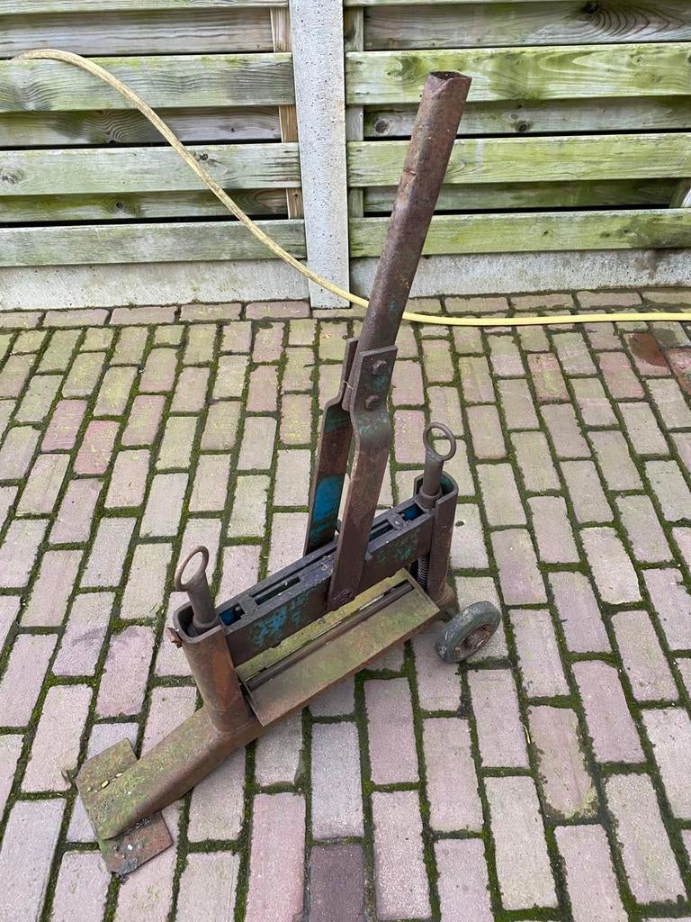 Knipschaar voor klinkers. 35 cm breed., Doe-het-zelf en Bouw, Ophalen, Gebruikt