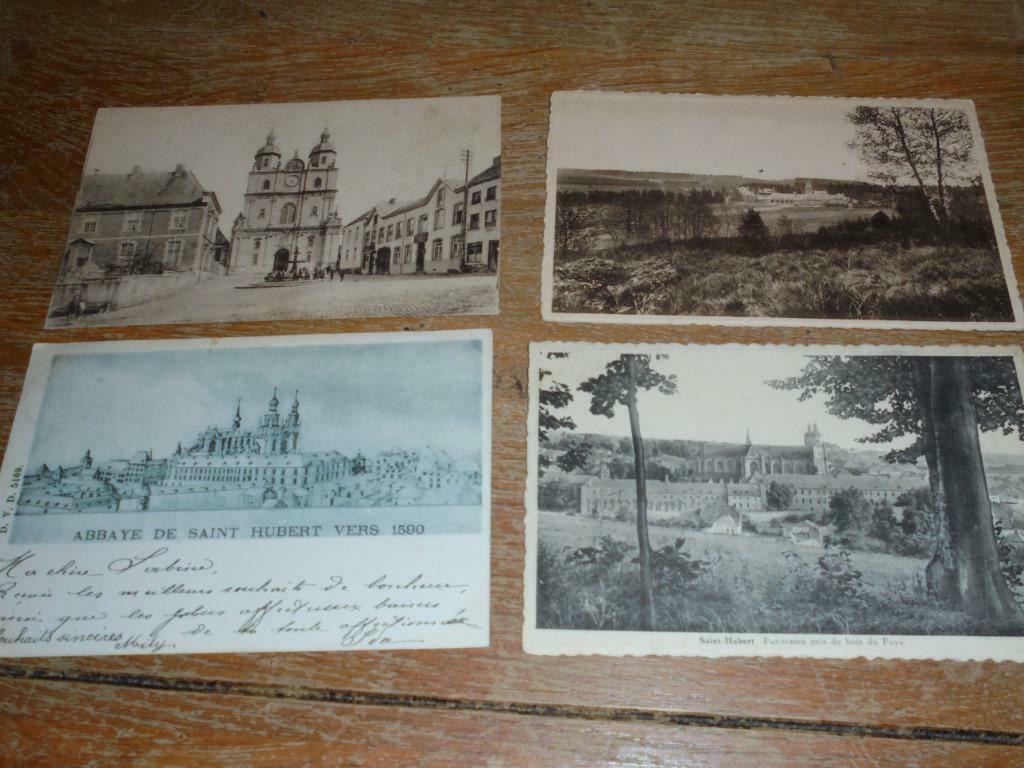 8 postkaarten Saint-Hubert, Collections, Enlèvement