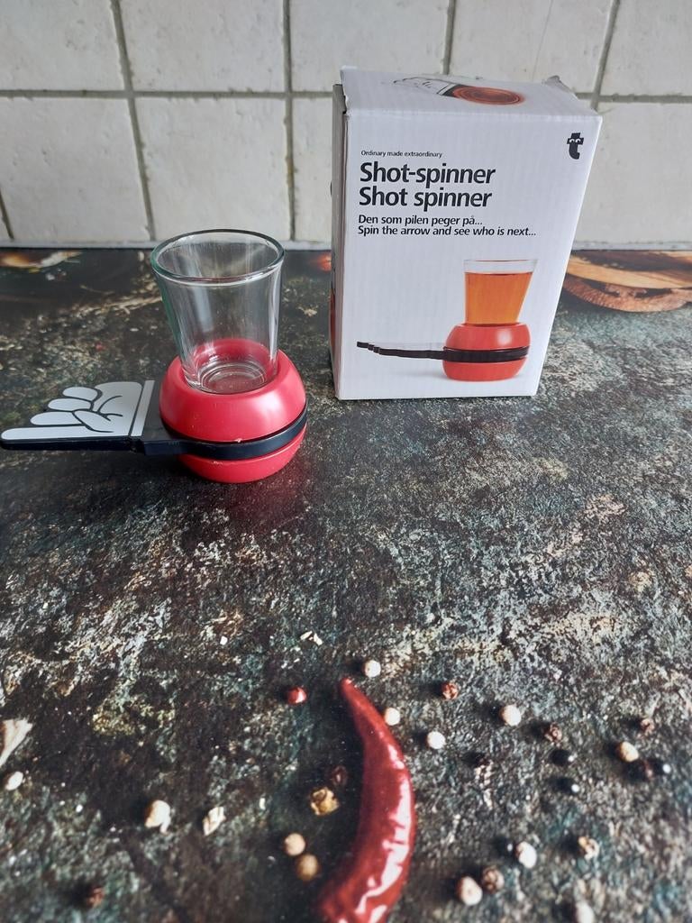 Shot spinner, Enlèvement ou Envoi, Comme neuf, Verres et Verres à shot