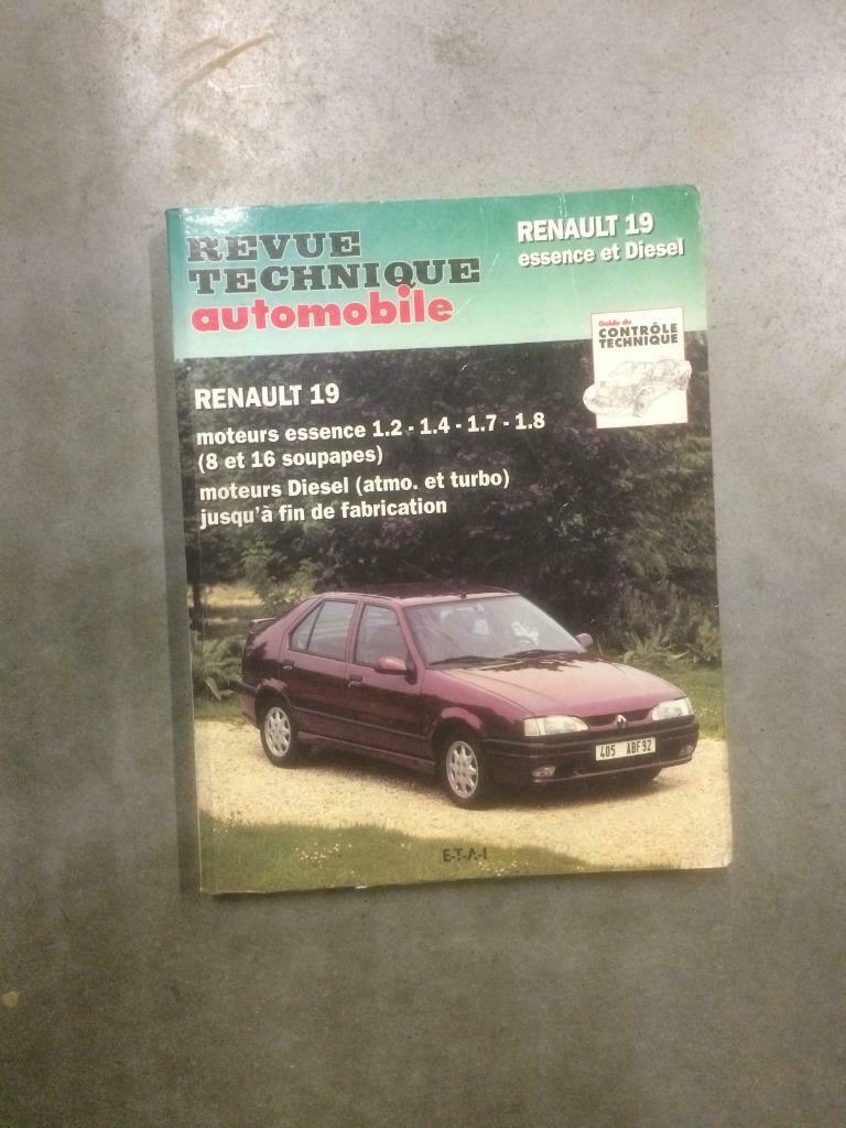 Revue technique automobile  Renault 19, Enlèvement ou Envoi