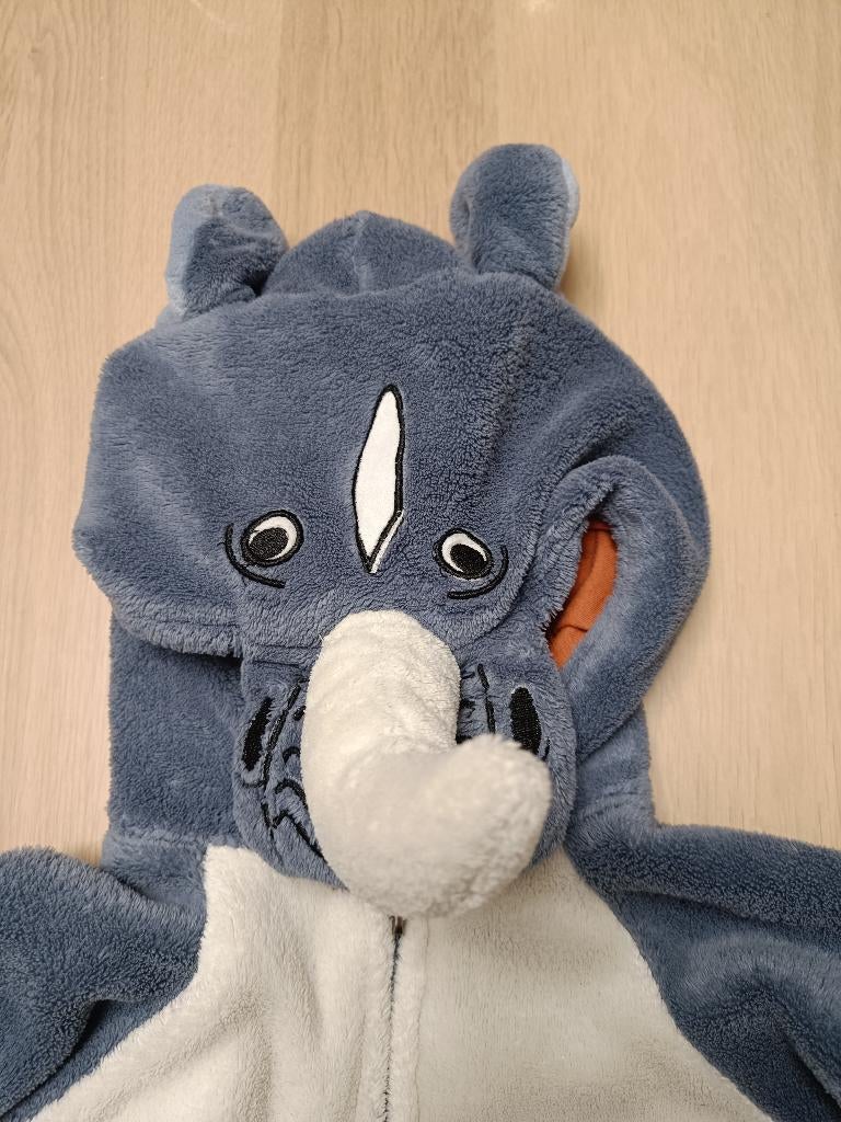 Onesie neushoorn maat 122 (JBC), Ophalen
