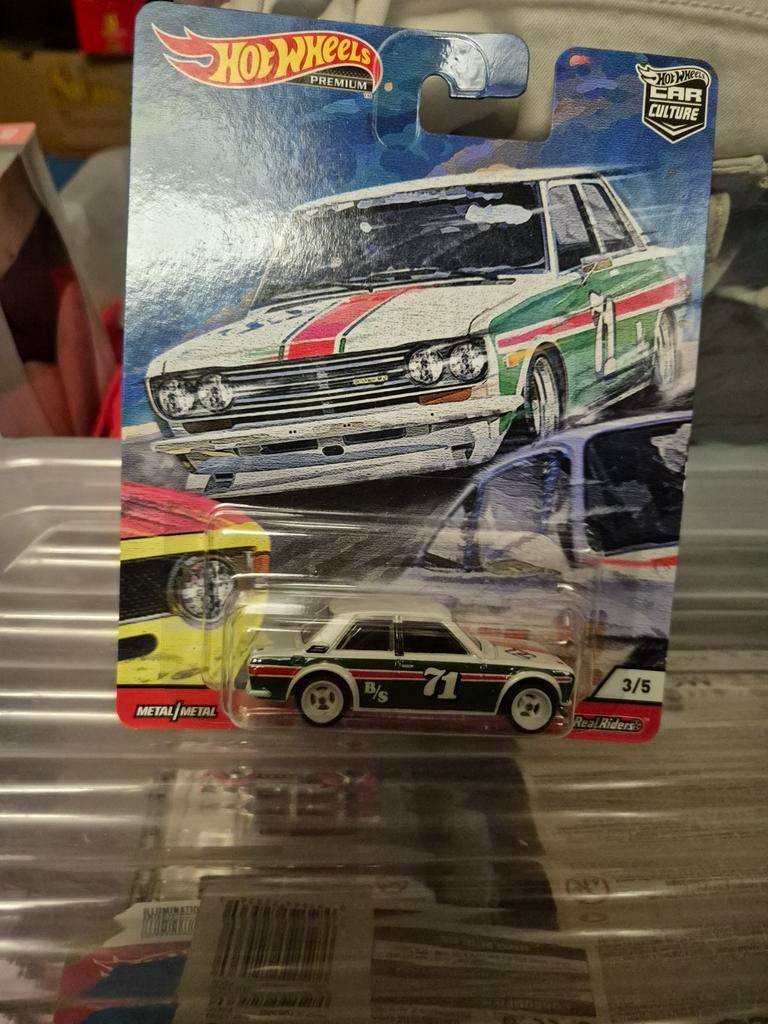 Hotwheels hot wheels real riders datsun 510, Enlèvement ou Envoi