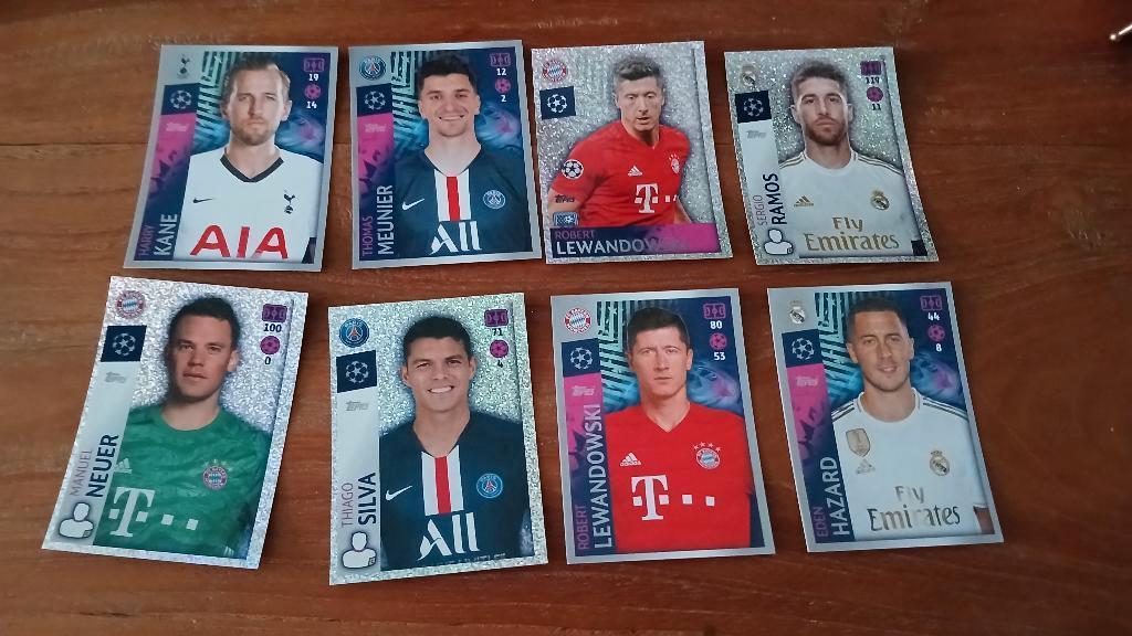 Sterspeler Topps Champion League 2019/2020, Ophalen of Verzenden, Nieuw, Meerdere stickers