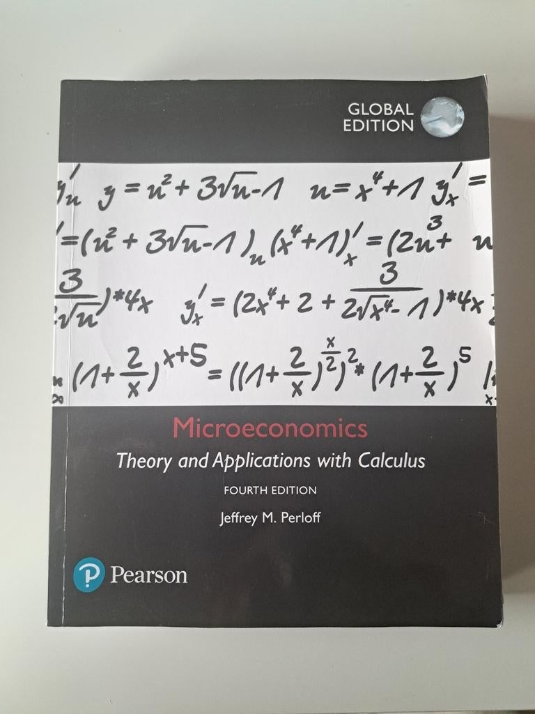 Microéconomie : théorie et applications avec le calcul, Livres, Pearson, Enlèvement ou Envoi, Comme neuf, Économie et Marketing