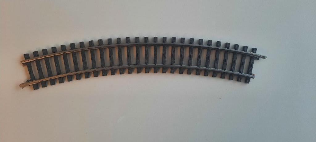 Marklin k-rails bocht 2221, Wisselstroom, Gebruikt, Rails, Ophalen of Verzenden