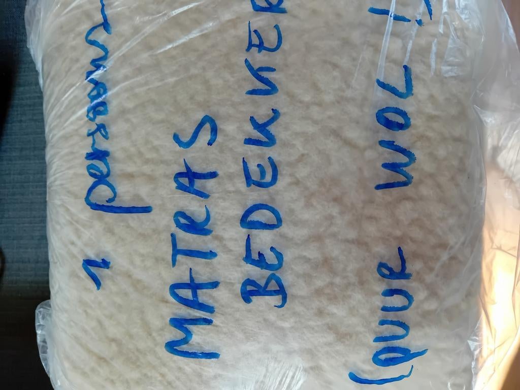 wollen.matrasbeschermer, Enlèvement ou Envoi, Comme neuf