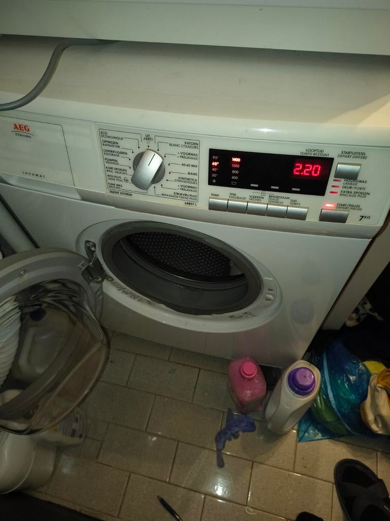 Machine à laver, Electroménager, 6 à 8 kg, Enlèvement, Utilisé, 1200 à 1600 tours