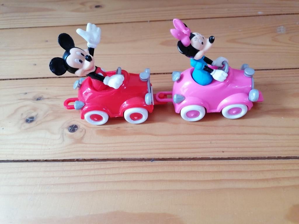 Disney Mickey & Minnie speelgoedautootjes, Kinderen en Baby's, Speelgoed | Babyspeelgoed, Ophalen