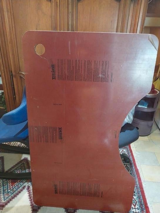Bureaublad HP laminaat print Abet laminati/ hard krasvrij, Huis en Inrichting, Ophalen, Nieuw