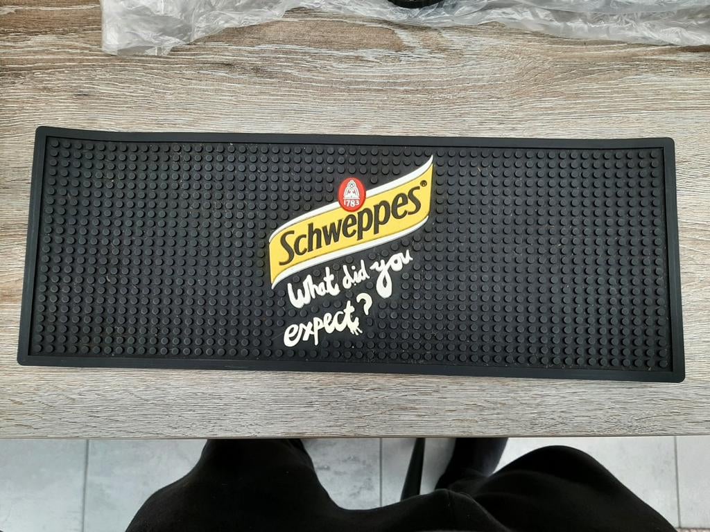 Schweppes rubber toogmat., Enlèvement ou Envoi, Comme neuf, Ustensile