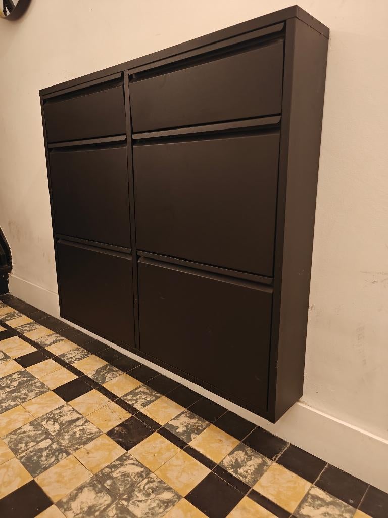 Schoenenkast zwart, Huis en Inrichting, Ophalen, Zo goed als nieuw, Design