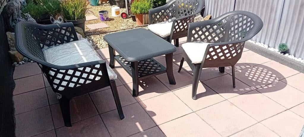 Salon voor buiten met kussens, Enlèvement