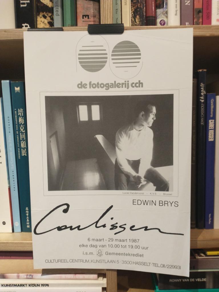 EDWIN BRYS - Coulissen affiche 1987, Enlèvement ou Envoi