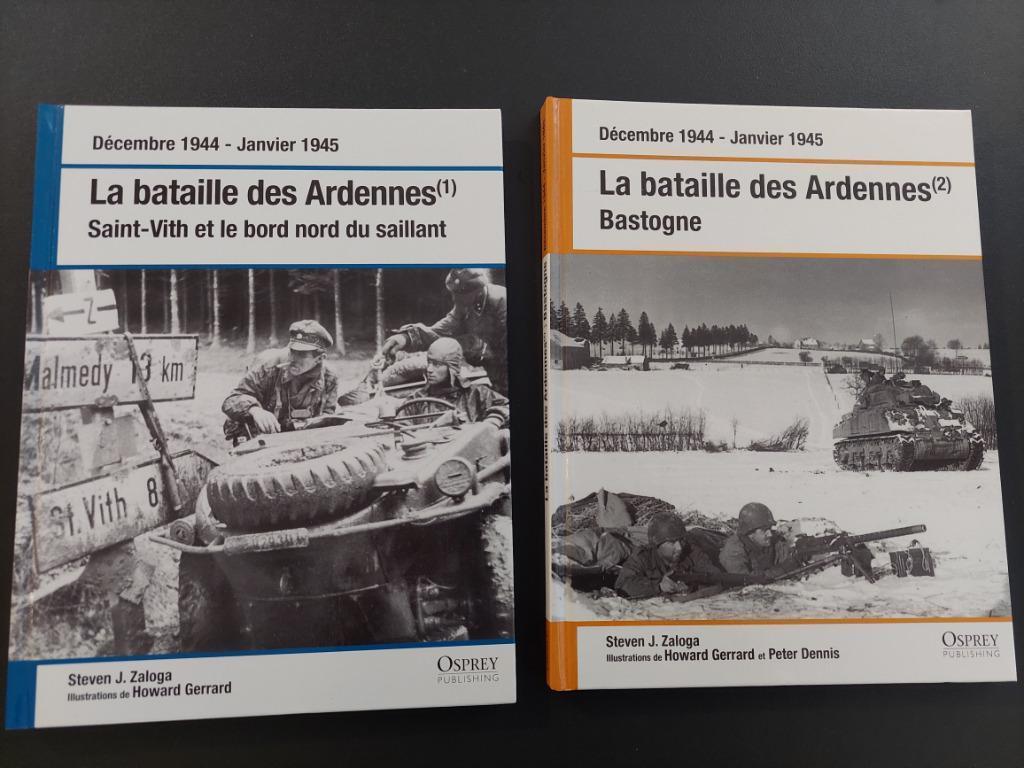 la bataille des ardennes - 2 tomes - ST VITH / BASTOGNE, Livres, Guerre & Militaire, Comme neuf, Enlèvement ou Envoi