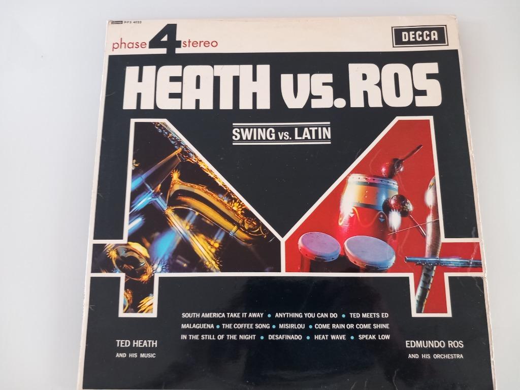 Vinyl LP Heath vs. Ros Swing vs. Latin drum Jazz Swing Rumba, Ophalen of Verzenden, 12 inch