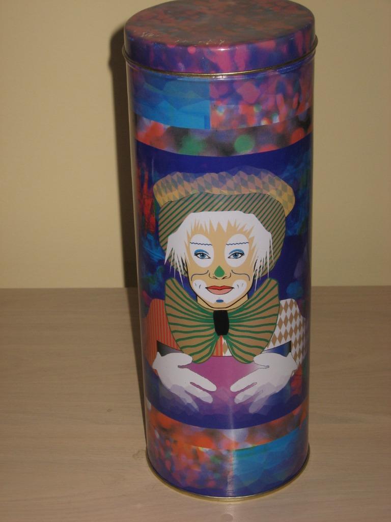 Une boite en métal de collection avec un pierot, Collections, Boîte en métal, Enlèvement ou Envoi, Comme neuf, Autre