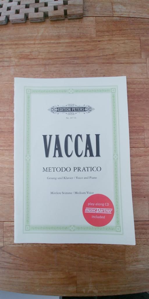 Vaccai Metodo Pratico Medium Voice, Livres, Enlèvement ou Envoi, Comme neuf