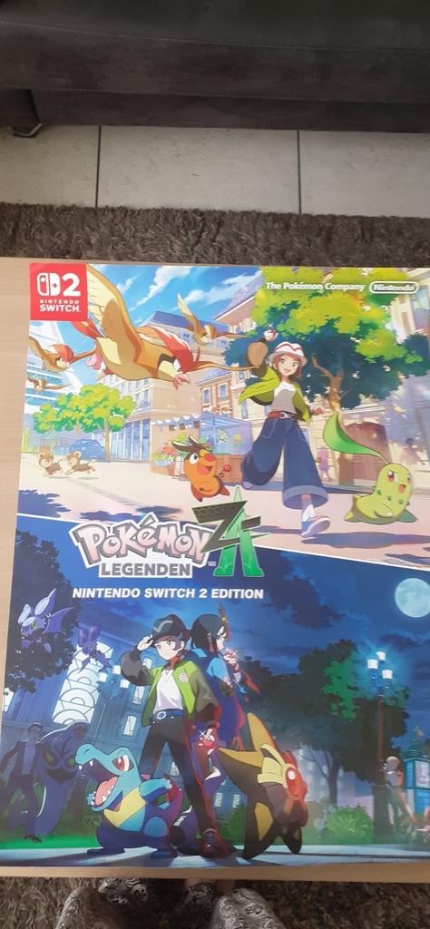 Poster pokémon legenden A1 formaat, Verzamelen, Ophalen, Rechthoekig Staand, Nieuw, A1 t/m A3