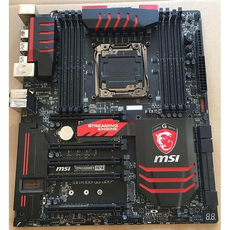 MSI X99S GAMING 9 ACK moederbord, Ophalen, DDR4, Zo goed als nieuw, Intel