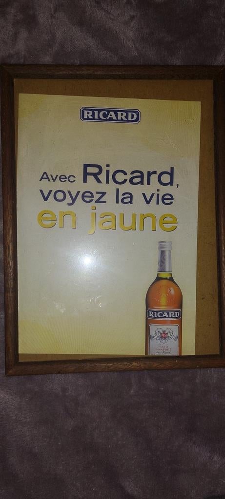 Reclame van Ricard, Verzamelen, Ophalen of Verzenden, Zo goed als nieuw