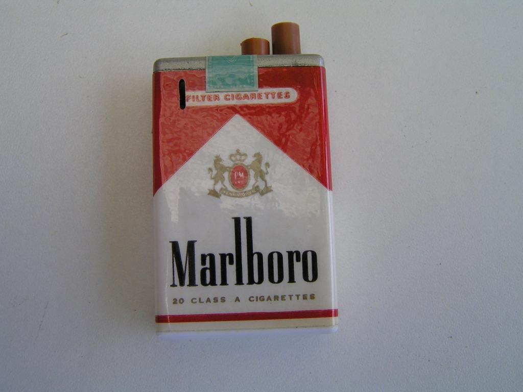 Marlboro aansteker, Ophalen of Verzenden, Zo goed als nieuw, Aansteker