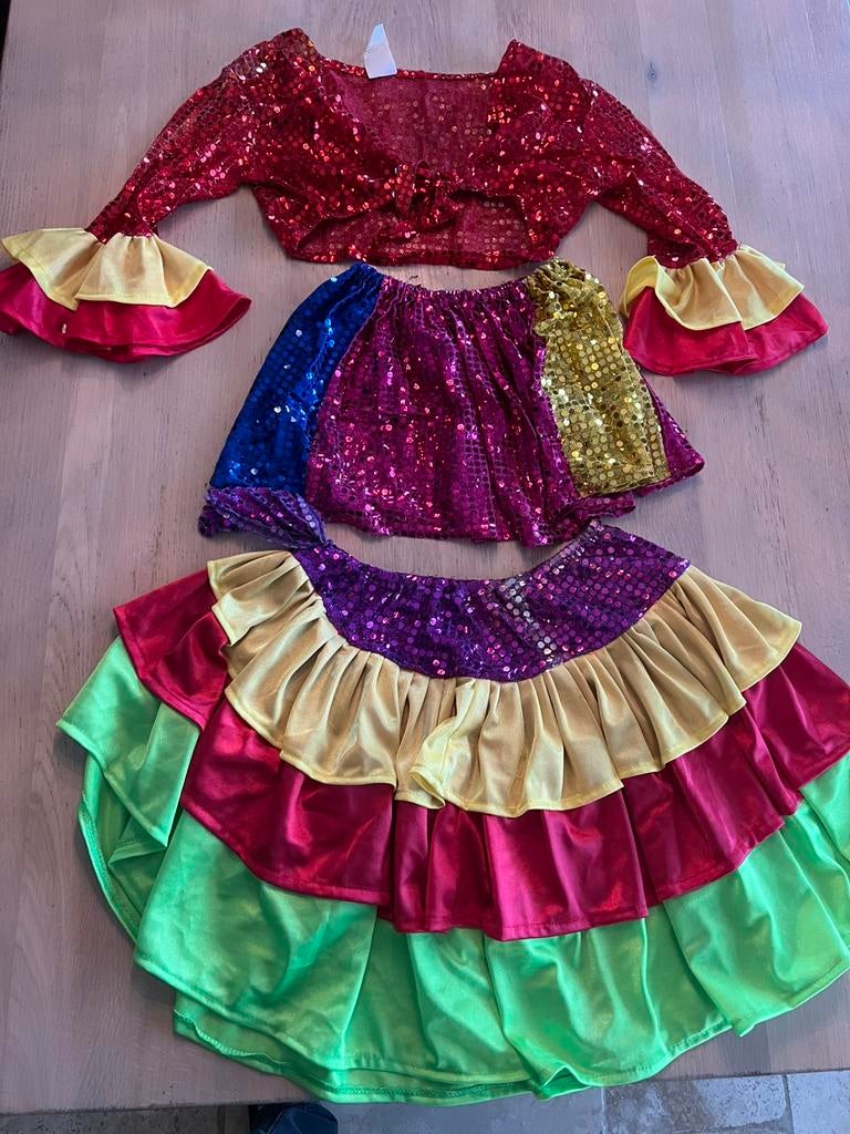 Carnaval kleding danseres, Ophalen of Verzenden, Zo goed als nieuw, Kleding