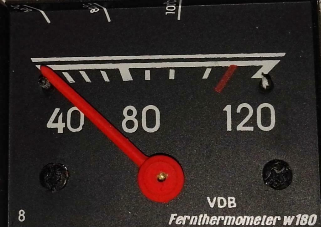 Temperatuurmeter Mercedes Ponton 6 cyl., Ophalen, Nieuw, Mercedes-Benz