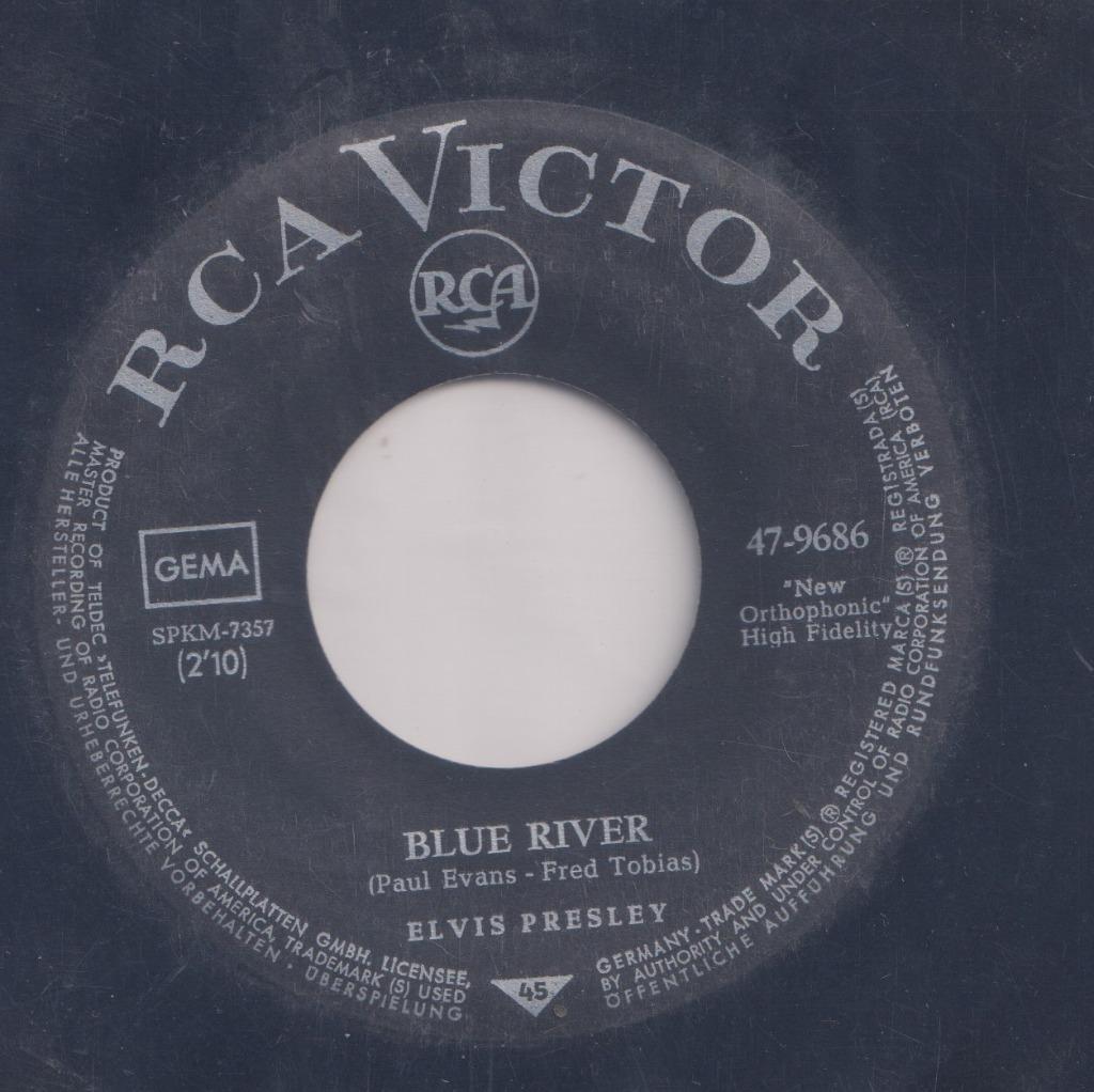 Elvis Presley – Blue river / You’ll be gone - Single, Ophalen of Verzenden, Gebruikt, Pop