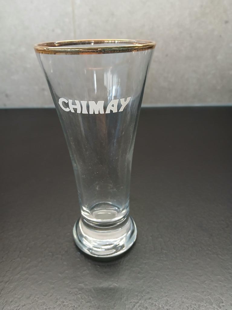 Oud CHIMAY fluitglas in perfecte staat, Verzamelen, Biermerken, Zo goed als nieuw, Glas of Glazen, Overige merken, Ophalen of Verzenden