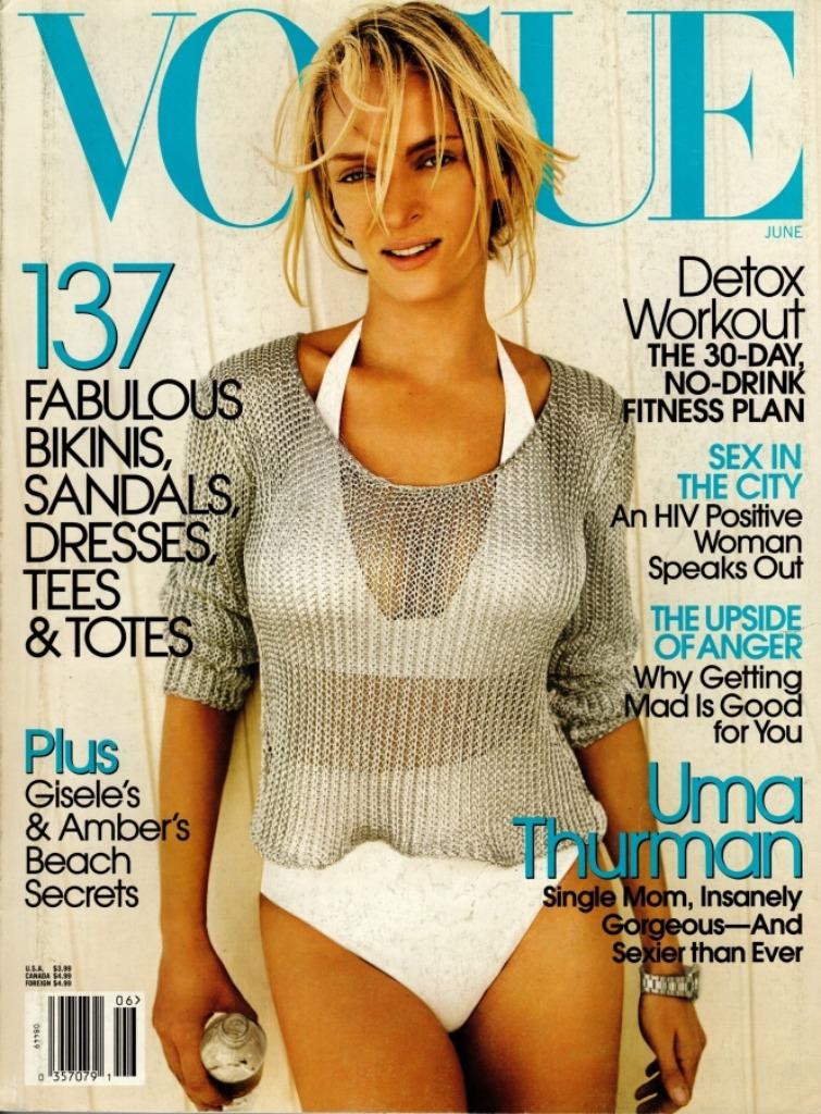 Vogue USA - June 2006 - Uma Thurman - Amerikaanse Vogue Juni, Envoi, Comme neuf