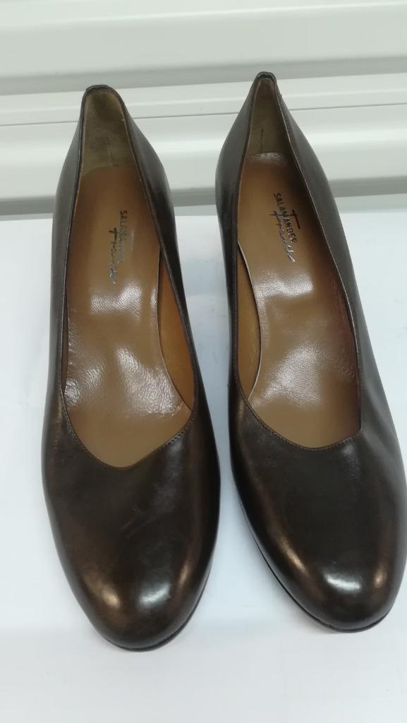 254B* SALAMANDER bruine pumps van volledig leer (40), Pumps, Bruin, Verzenden, Nieuw