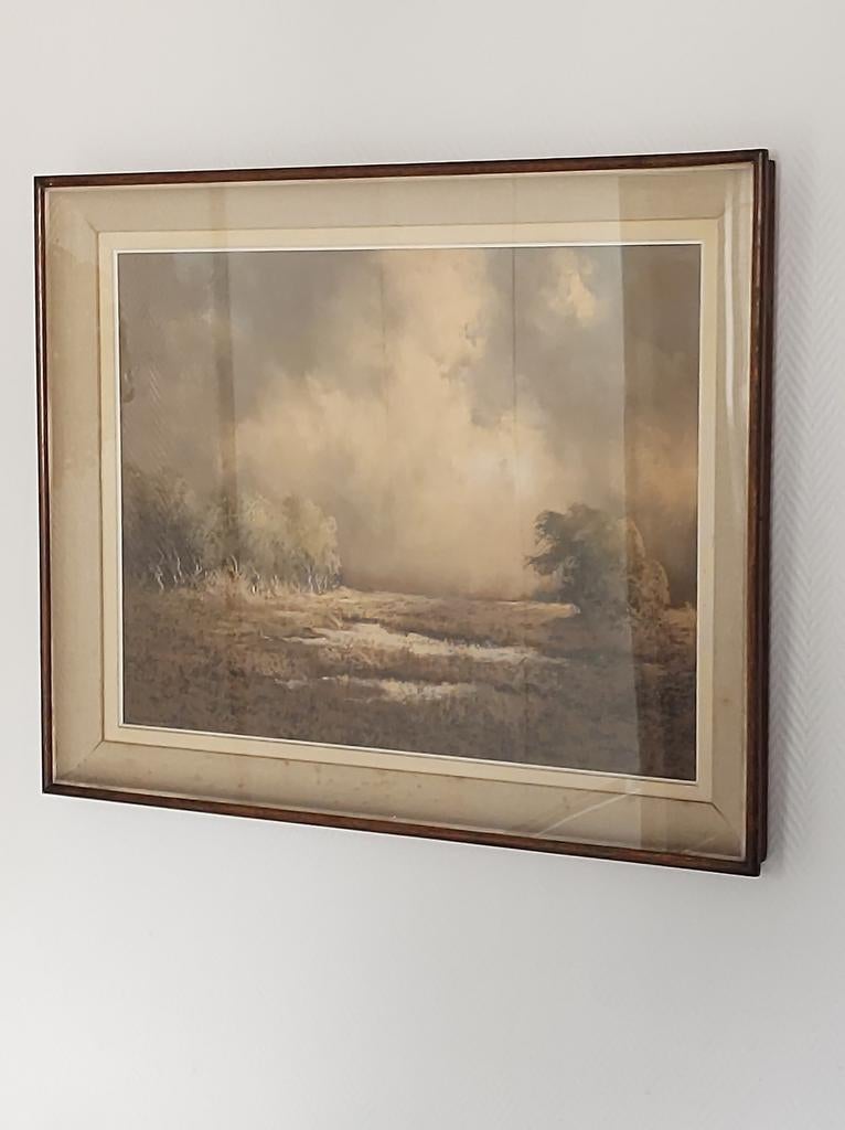 Jacques van den Seylbergh pastel 97 op 75, Antiquités & Art, Enlèvement ou Envoi