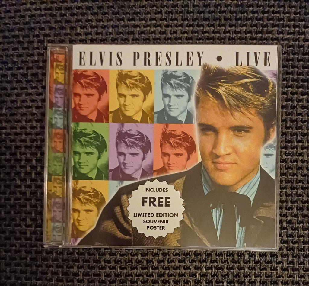 CD: Elvis Presley: Live (Going for a song), Enlèvement ou Envoi, Comme neuf, Rock and Roll