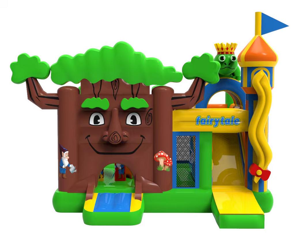 Springkasteel Fairytail Jump and slide te huur, Ophalen, Nieuw