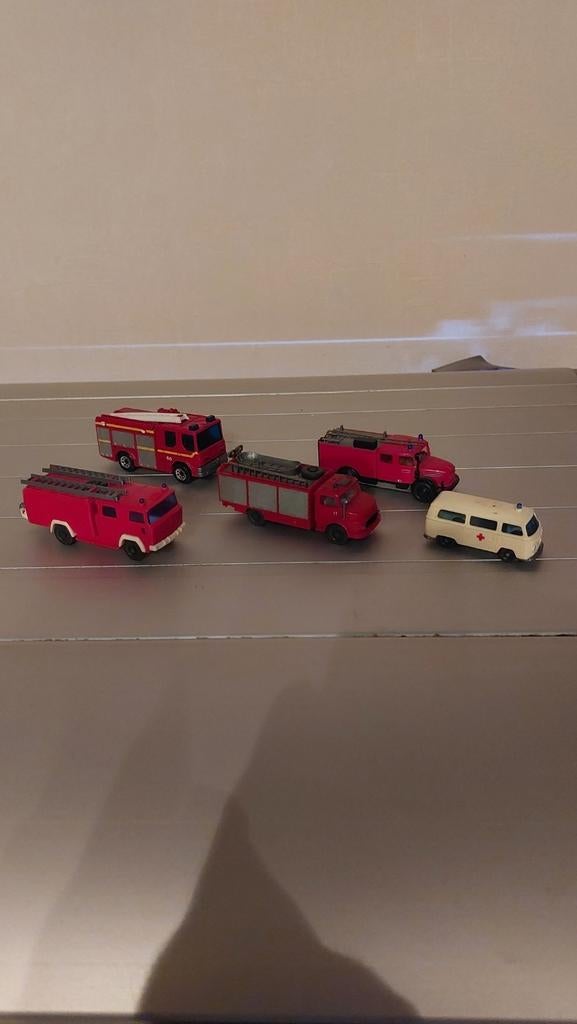 HO 5 reddingsvoertuigen, Hobby en Vrije tijd, Ophalen of Verzenden, Zo goed als nieuw