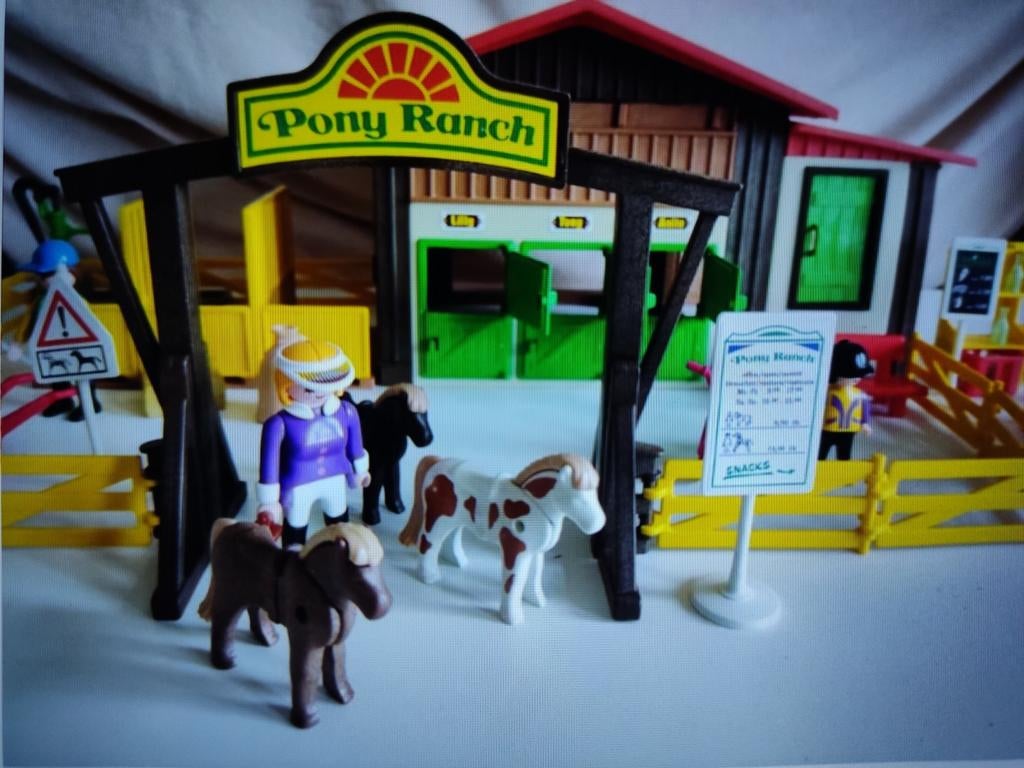 Playmobil Pony Paarden Ranch Vintage 3775 Retro, Enfants & Bébés, Jouets | Playmobil, Enlèvement, Comme neuf