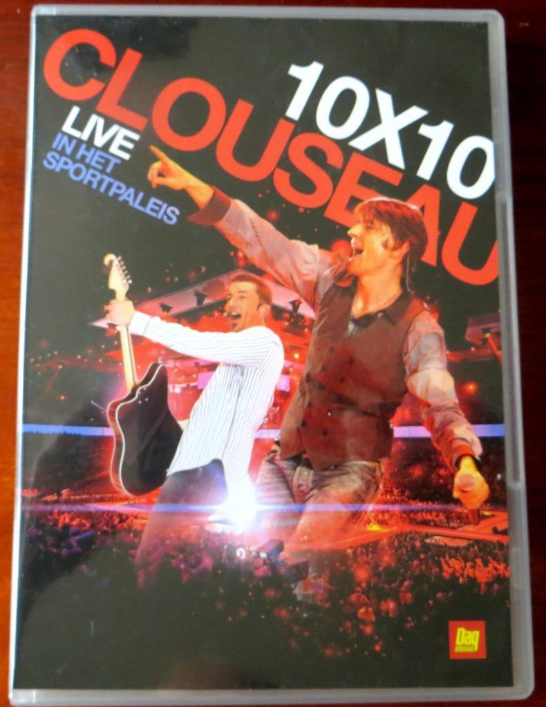 DVD - CLOUSEAU 10x10 LIVE IN HET SPORTPALEIS, Alle leeftijden, Verzenden, Zo goed als nieuw, Muziek en Concerten