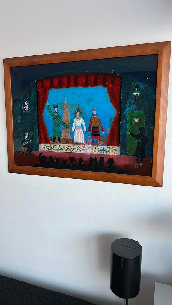 Schilderwerk op glas, Antiquités & Art, Enlèvement