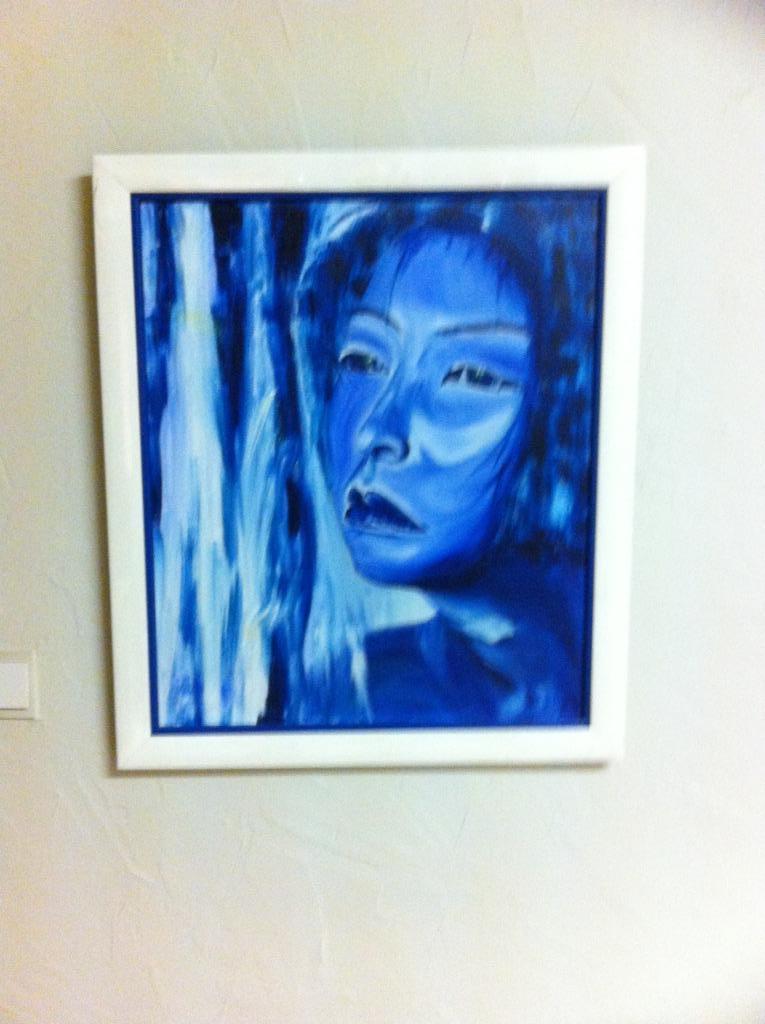 Uniek olieverfschilderij van Lieve Ophalvens op doek, Antiek en Kunst, Kunst | Schilderijen | Modern, Ophalen