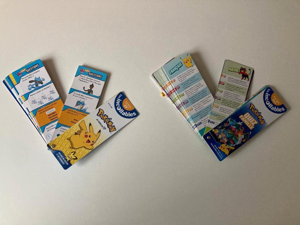 Pokémon Quiz - les incollables (lot de 2), Enlèvement