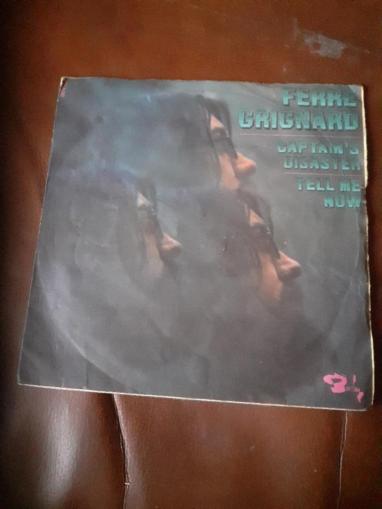 45T Ferre Grignard : Captain's disaster/ Tell me now(Belpop), Ophalen of Verzenden