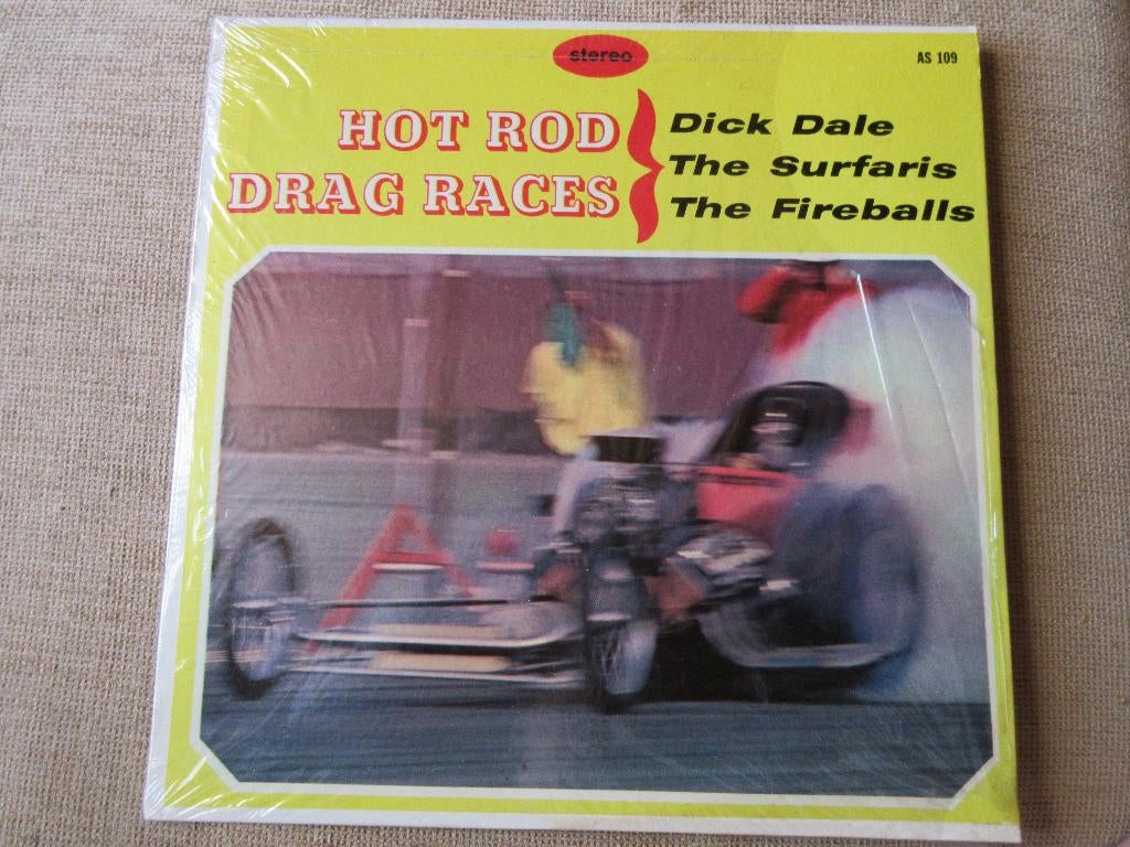 LP  Hot Rod Drag Races - The Fireballs – Chicken, Comme neuf, LP, 12 pouces, R&B et Soul