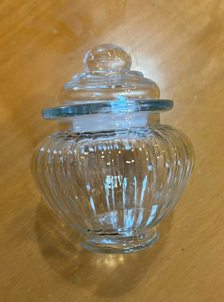Sucrier en verre, Enlèvement, Comme neuf, Verre, Récipient(s)