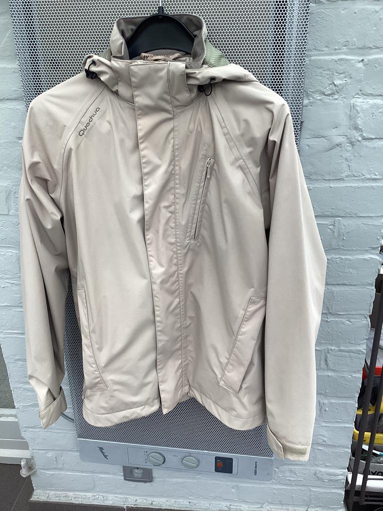 Quechua regenjas, Kleding | Dames, Ophalen of Verzenden, Zo goed als nieuw, Maat 36 (S)