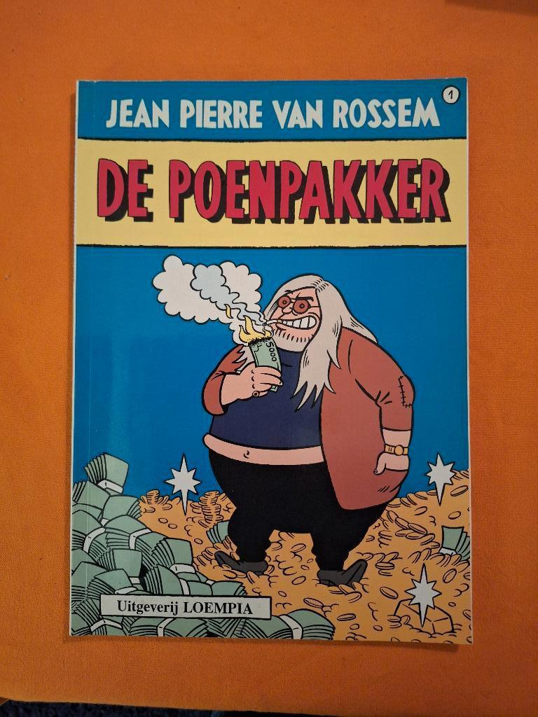 Jean-Pierre Van Rossem 1: de poenpakker, Boeken, Stripverhalen, Eén stripboek, Ophalen of Verzenden, Zo goed als nieuw