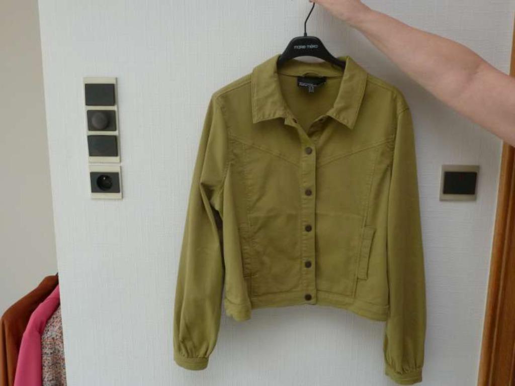 MARIE MERO Groen jeansvestje, Kleding | Dames, Ophalen of Verzenden, Zo goed als nieuw, Maat 42/44 (L), Groen