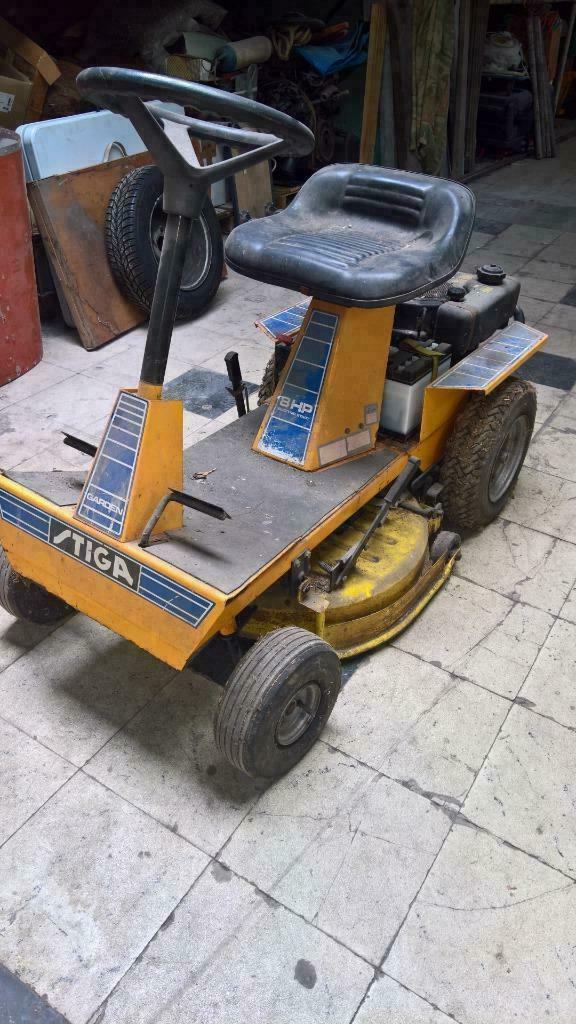 tondeuse autoportée STIGA, Stiga, Moins de 90 cm, Démarrage électrique, Enlèvement